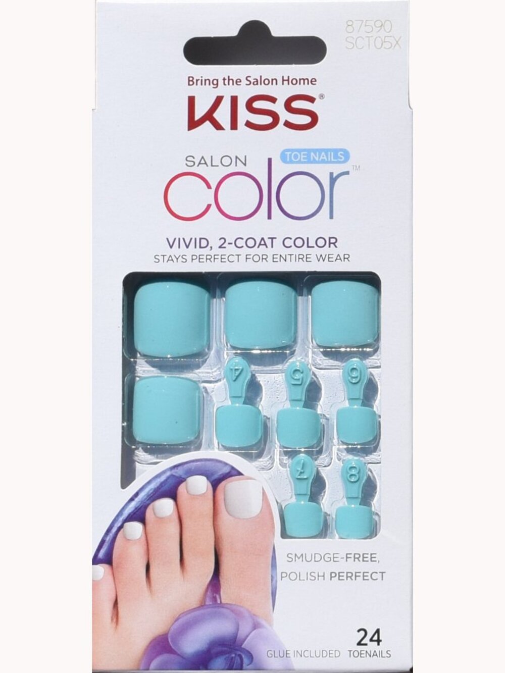 Kiss Salon Color Toenails - Summer Feelings